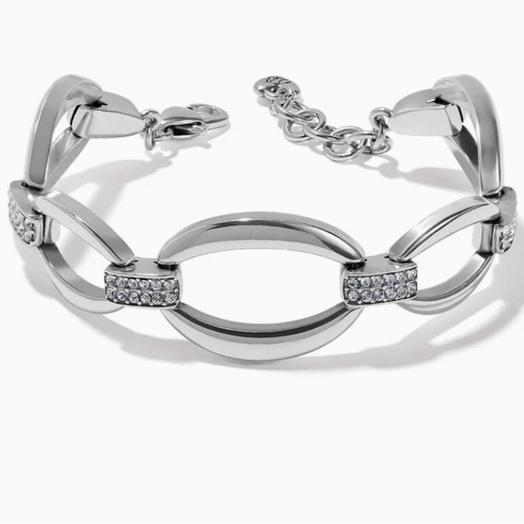 Brighton Jewelry - Brighton Vintage Retired
Meridian Bracelet w/ Rhinestones and Silver tone